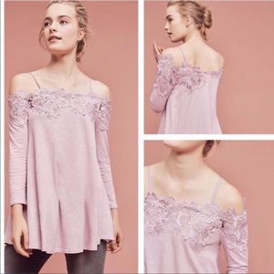 Laceline off shoulder top